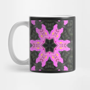 Zinnia Flower Butterfly Kaleidoscope Pattern (Seamless) 3 Mug